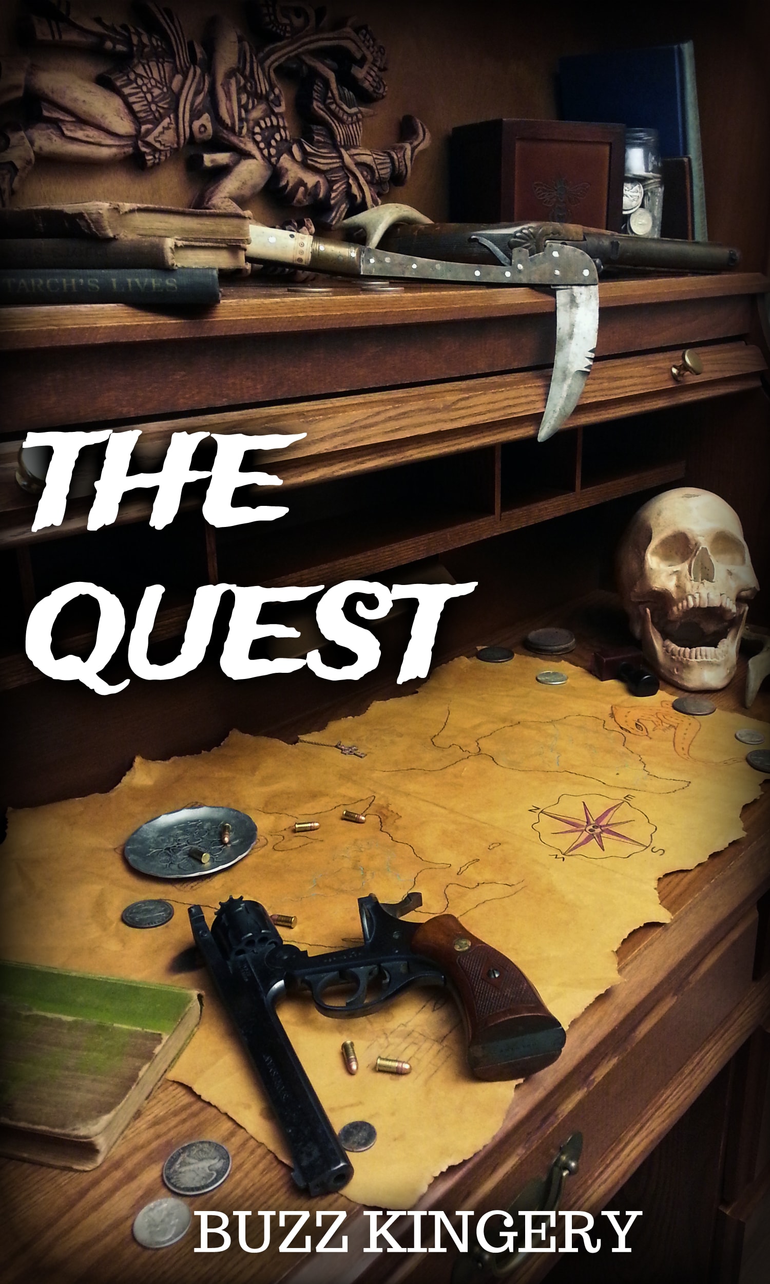 Cover art for the novel The Quest.